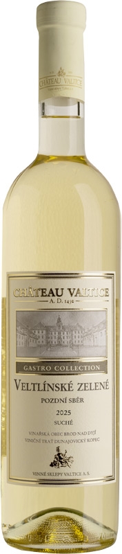 Chateau Valtice Veltlínské zelené pozdní sběr 25 Gastro Collection 750ml