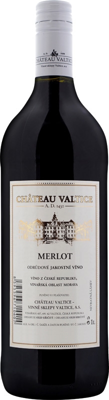Chateau Valtice Merlot 1l
