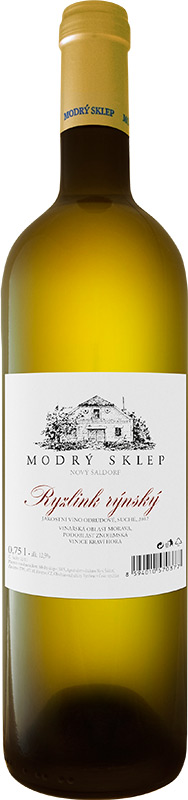 Modrý sklep Ryzlink rýnský 750ml