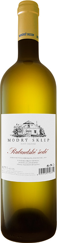 Modrý sklep Rulandské šedé 750ml