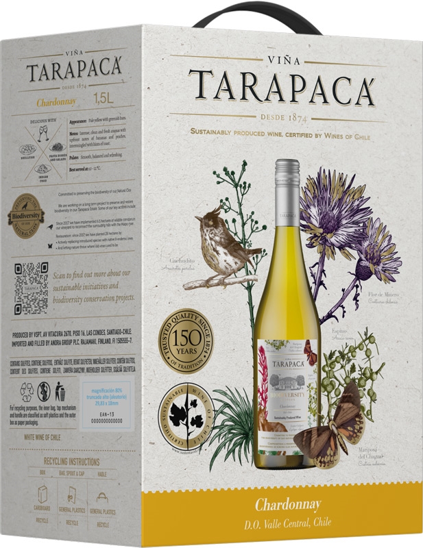 Tarapacá Chardonnay 1,5l BiB