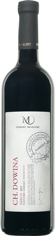 Vinselekt Michlovský Merlot pozdní sběr barrique Chateau Dowina 750ml