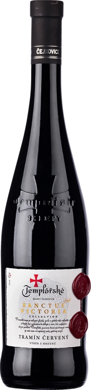Templářské sklepy Tramín červený výběr z hroznů 23 Sanctus Victoria 750ml