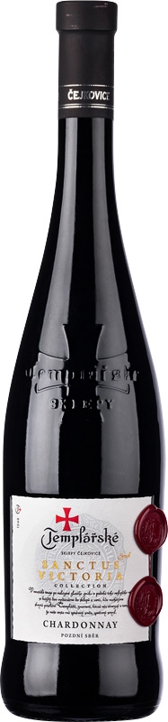 Templářské sklepy Chardonnay pozdní sběr 24 Sanctus Victoria 750ml