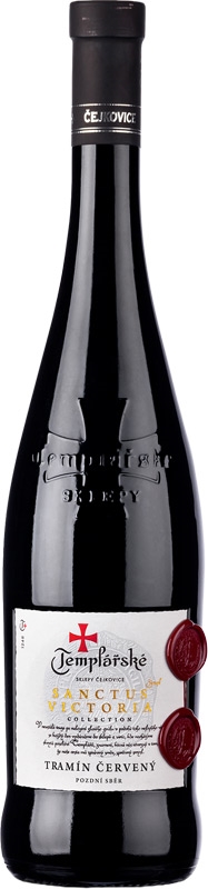 Templářské sklepy Tramín červený pozdní sběr 24 Sanctus Victoria 750ml
