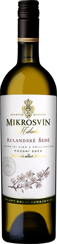 Mikrosvín Mikulov Rulandské šedé Flower Line 750ml