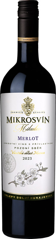 Mikrosvín Mikulov Merlot Flower Line 750ml