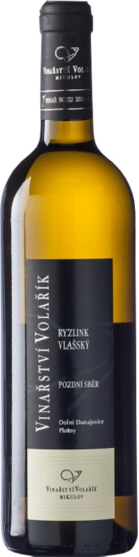 Vinařství Volařík Ryzlink vlašský pozdní sběr Plotny 20 750ml
