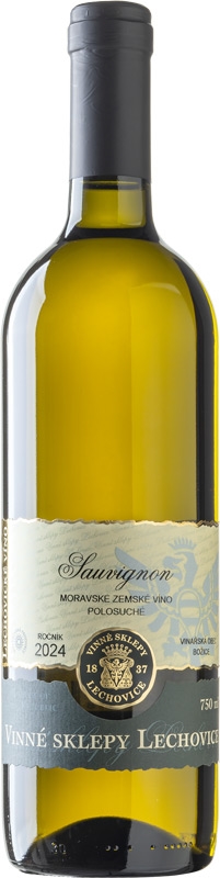 Vinné sklepy Lechovice Sauvignon moravské zemské víno 24 2413 750ml