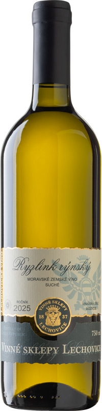 Vinné sklepy Lechovice Ryzlink rýnský moravské zemské víno 25 2549 750ml