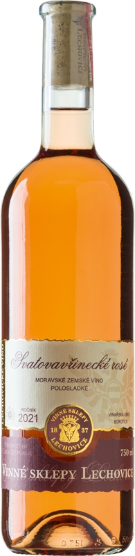 Vinné sklepy Lechovice Svatovavřinecké rosé moravské zemské víno 21 2110 750ml
