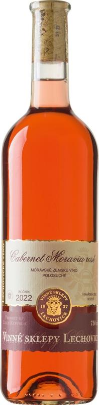Vinné sklepy Lechovice Cabernet Moravia rosé moravské zemské víno 22 2217 750ml