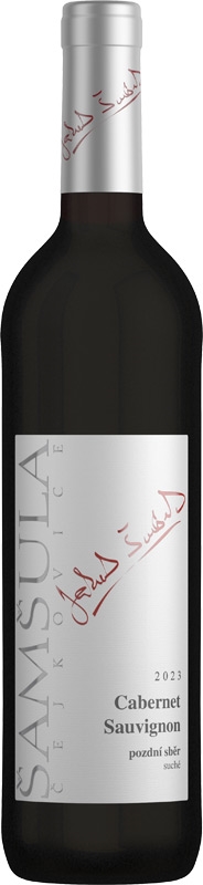 Šamšula Čejkovice Cabernet Sauvignon pozdní sběr 23 750ml