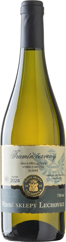 Vinné sklepy Lechovice Tramín červený výběr z hroznů 24 2427 750ml