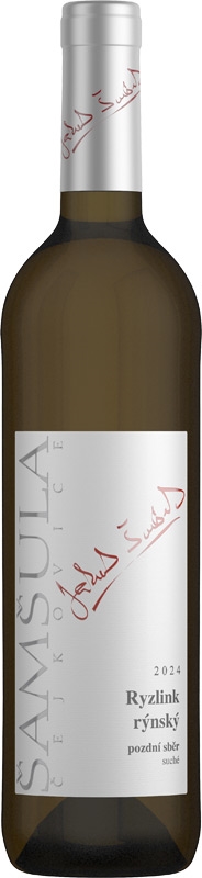 Šamšula Čejkovice Ryzlink rýnský pozdní sběr 24 750ml
