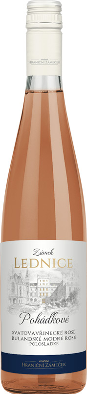 Vinařství Hraniční zámeček Pohádkové Cuvée rosé SVA, RM morav.zemské víno 750ml