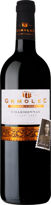 Grmolec Chardonnay pozdní sběr 25 750ml