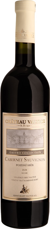 Chateau Valtice Cabernet Sauvignon pozdní sběr 24 Gastro Collection 750ml