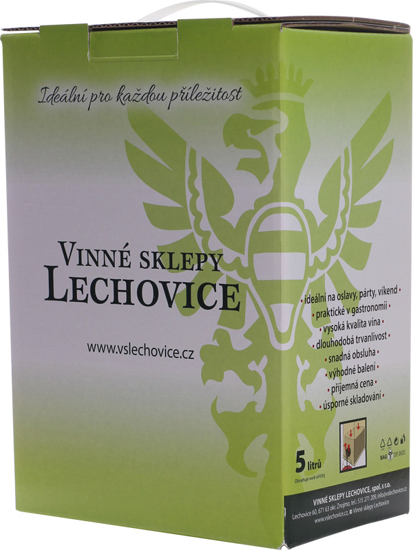 Vinné sklepy Lechovice Frankovka moravské zemské víno 5l BiB