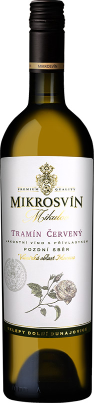 Mikrosvín Mikulov Tramín červený Flower Line 750ml