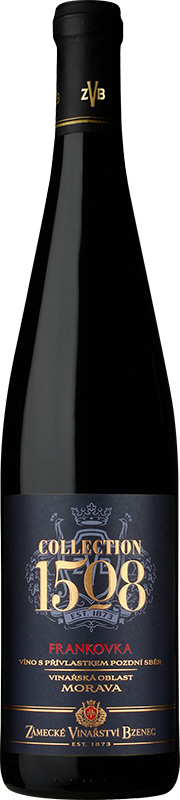 Zámecké vinařství Bzenec Frankovka pozdní sběr Collection 1508 750ml