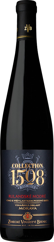 Zámecké vinařství Bzenec Rulandské modré pozdní sběr Collection 1508 750ml