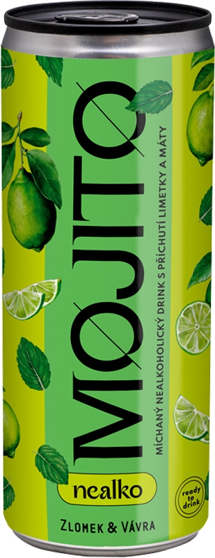 Zlomek&Vávra Mojito nealko 250ml plech