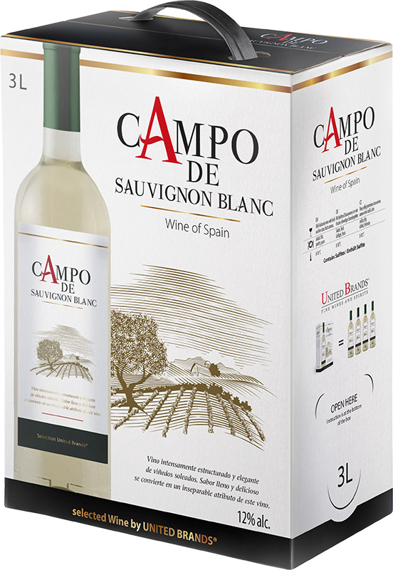 Campo de Sauvignon blanc 3l BiB