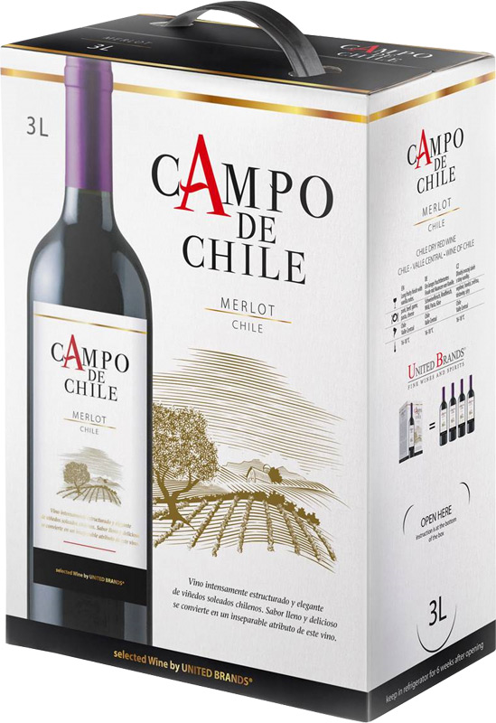 Campo de Chile Merlot 3l BiB