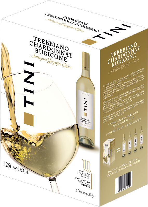 Tini Trebianno Chardonnay Rubicone 3l BiB