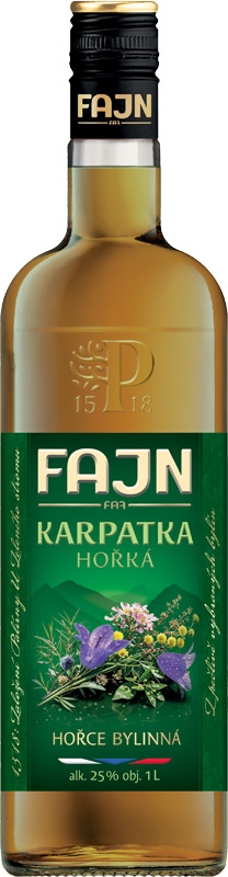 Fajn Karpatka hořká 25% 1l