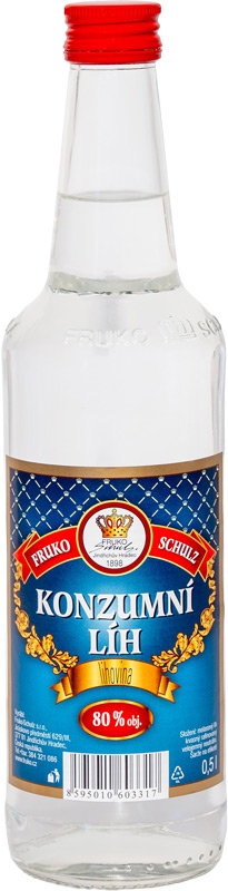 Fruko Schulz Konzumní Líh 80% 500ml