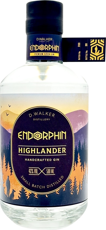 D.Walker Endorphin Highlander Gin 43% 500ml
