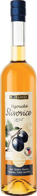 R.Jelínek Slivovice Vizovická Gold 2017 50% 700ml