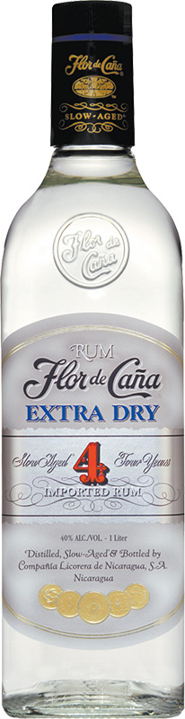 Flor de Caňa Extra Dry Rum 4YO 40% 1l