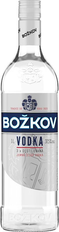 Božkov Vodka 37,5% 1l