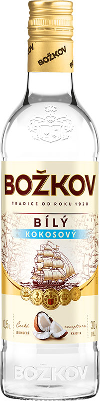 Božkov Bílý kokos 30% 500ml