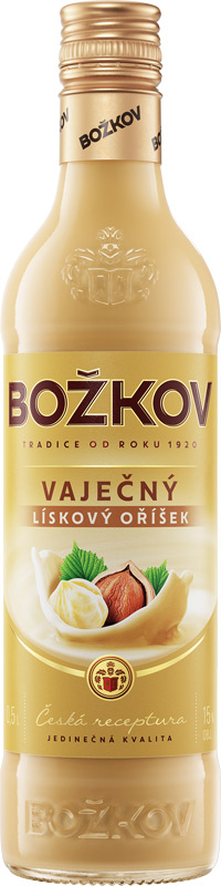 Božkov Vaječný lískový oříšek 15% 500ml
