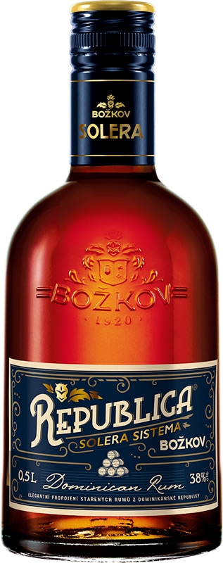 Božkov Republica Solera Sistema 10YO 38% 500ml