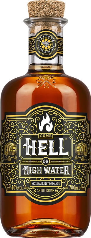 Hell or High Water Reserva Honey&Orange 40% 700ml