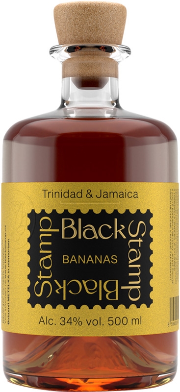 Trinidad&Jamaica Black Stamp Bananas 34% 500ml