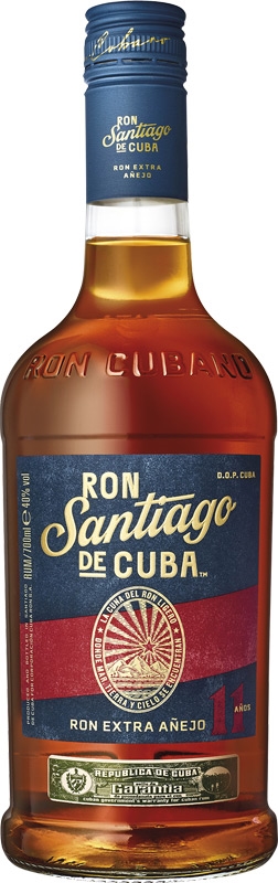Santiago de Cuba Extra Anejo Rum 11YO 40% 700ml