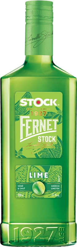 Fernet Stock Lime 27% 500ml