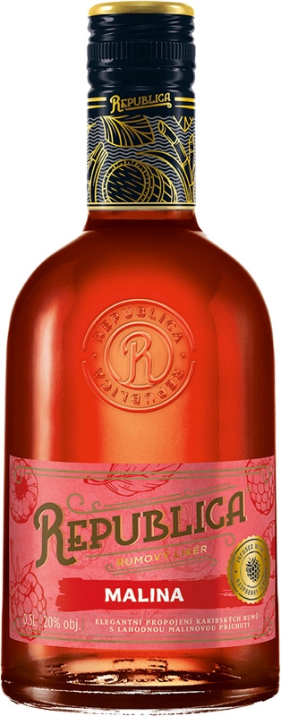 Božkov Republica Likér Malina 20% 500ml