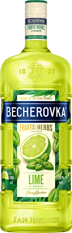 Becherovka Lime&Basil 20% 1l