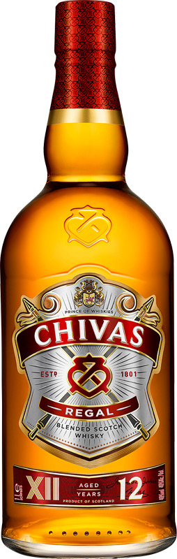 Chivas Regal Blended Scotch Whisky 12YO 40% 1l