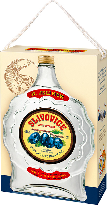R.Jelínek Slivovice Bílá 45% 3l