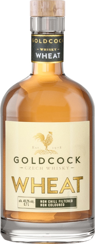 Gold Cock Wheat Czech Whisky 49,2% 700ml