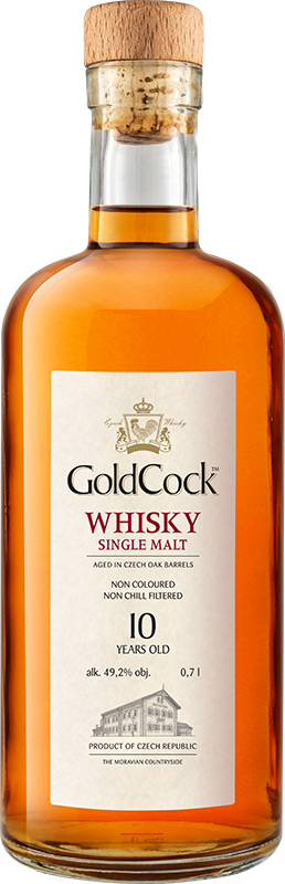 Gold Cock Malt Whisky 10YO 49,2% 700ml