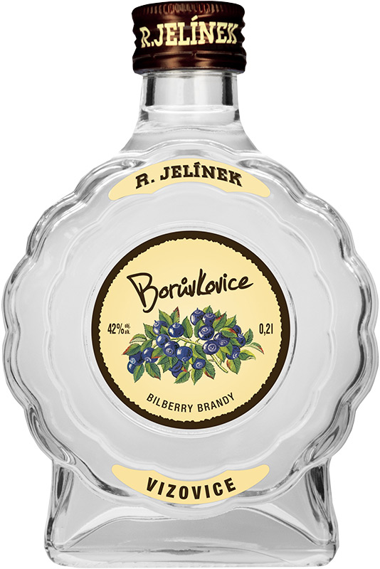 R.Jelínek Borůvkovice 42% budík 200ml